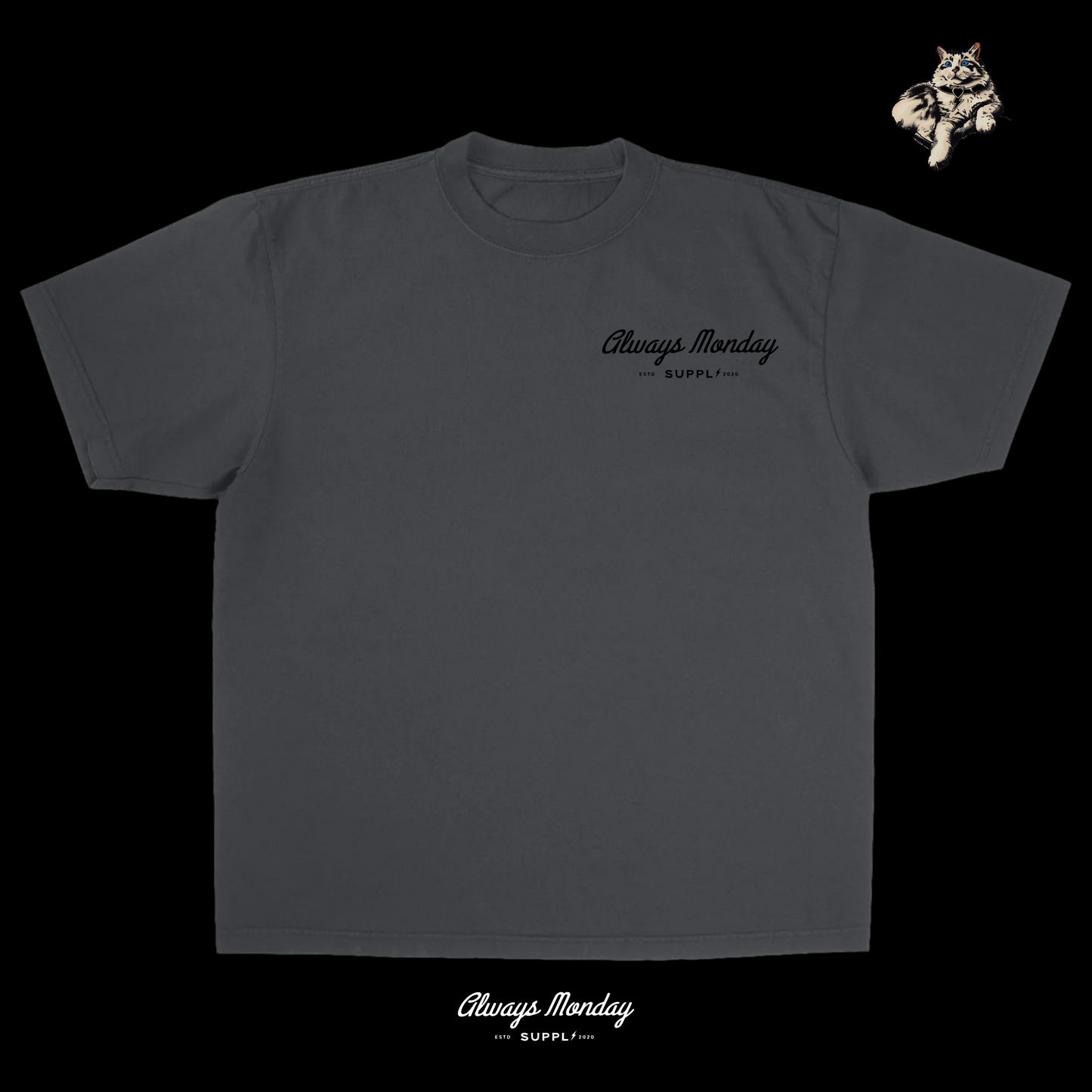 9 Lives T-Shirt Garment Dye Unisex