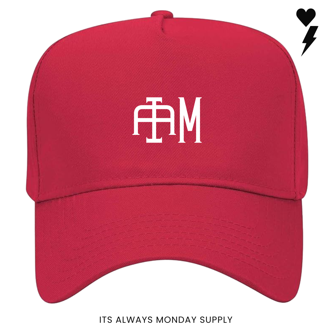 I A M SUPPLY 5 Panel Hat Red