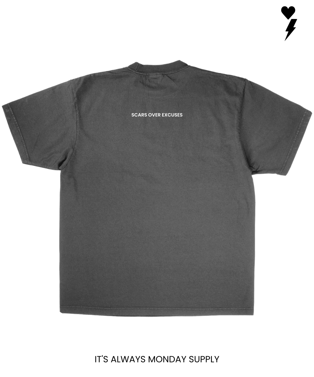 Scars Over Excuses Essentials Shadow Garment Dye T-Shirt