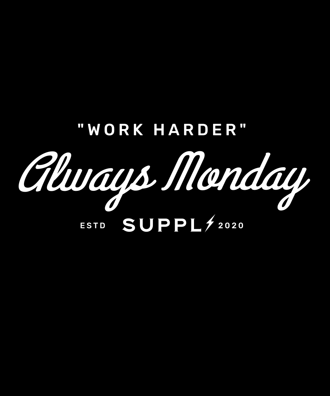 Work Harder Mens Coach's Jacket
