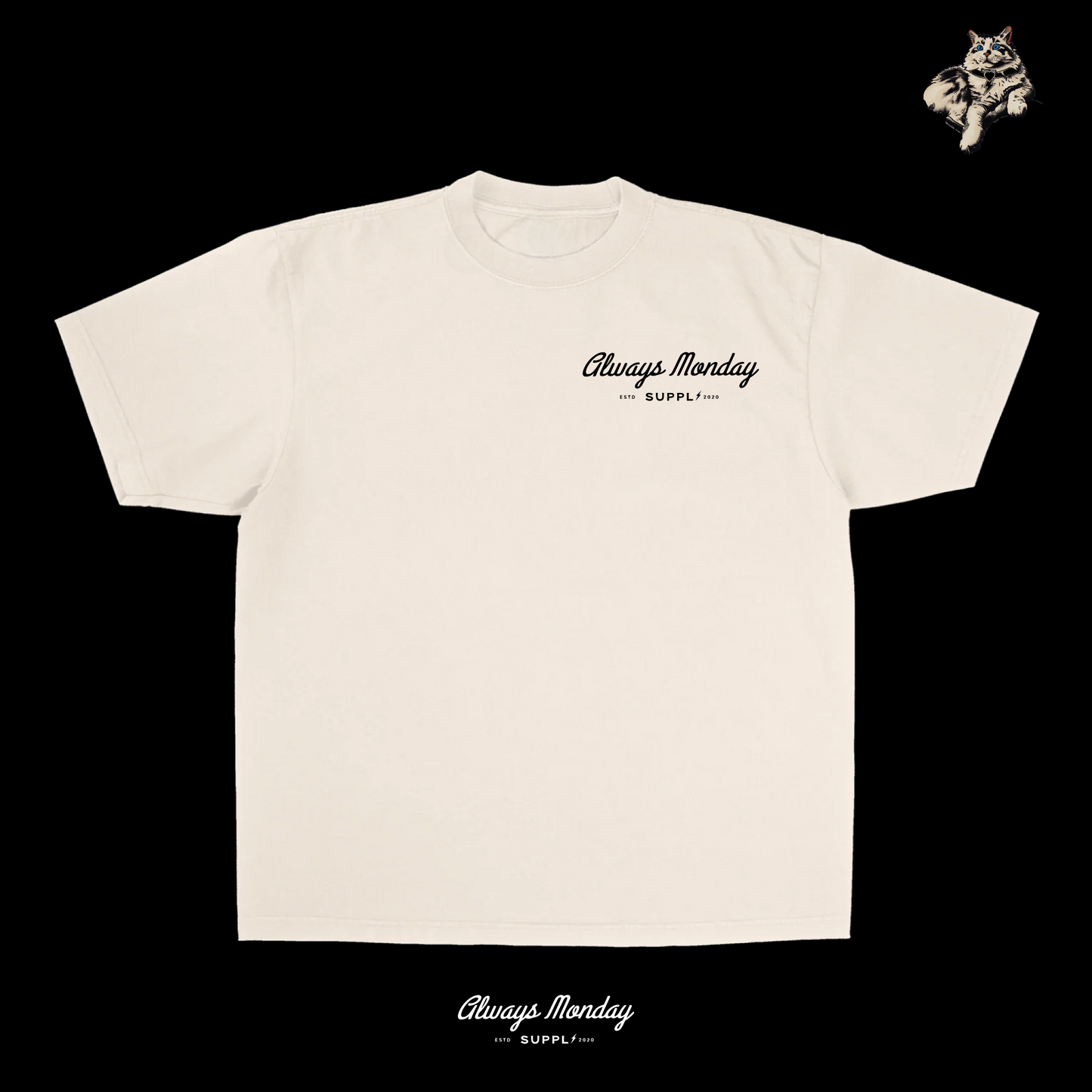 9 Lives T-Shirt Garment Dye Unisex