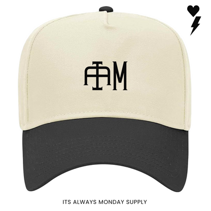 I A M SUPPLY 5 Panel Hat Cream/Black