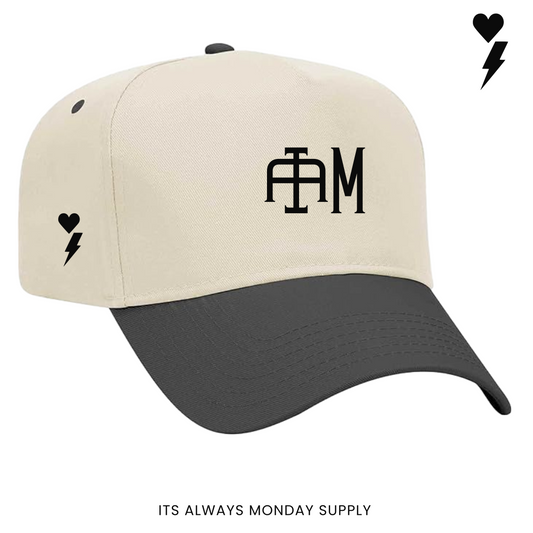 I A M SUPPLY 5 Panel Hat Cream/Black