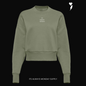 PREMIUM HEAVYWEIGHT WOMENS CREWNECK -GRAPHITE