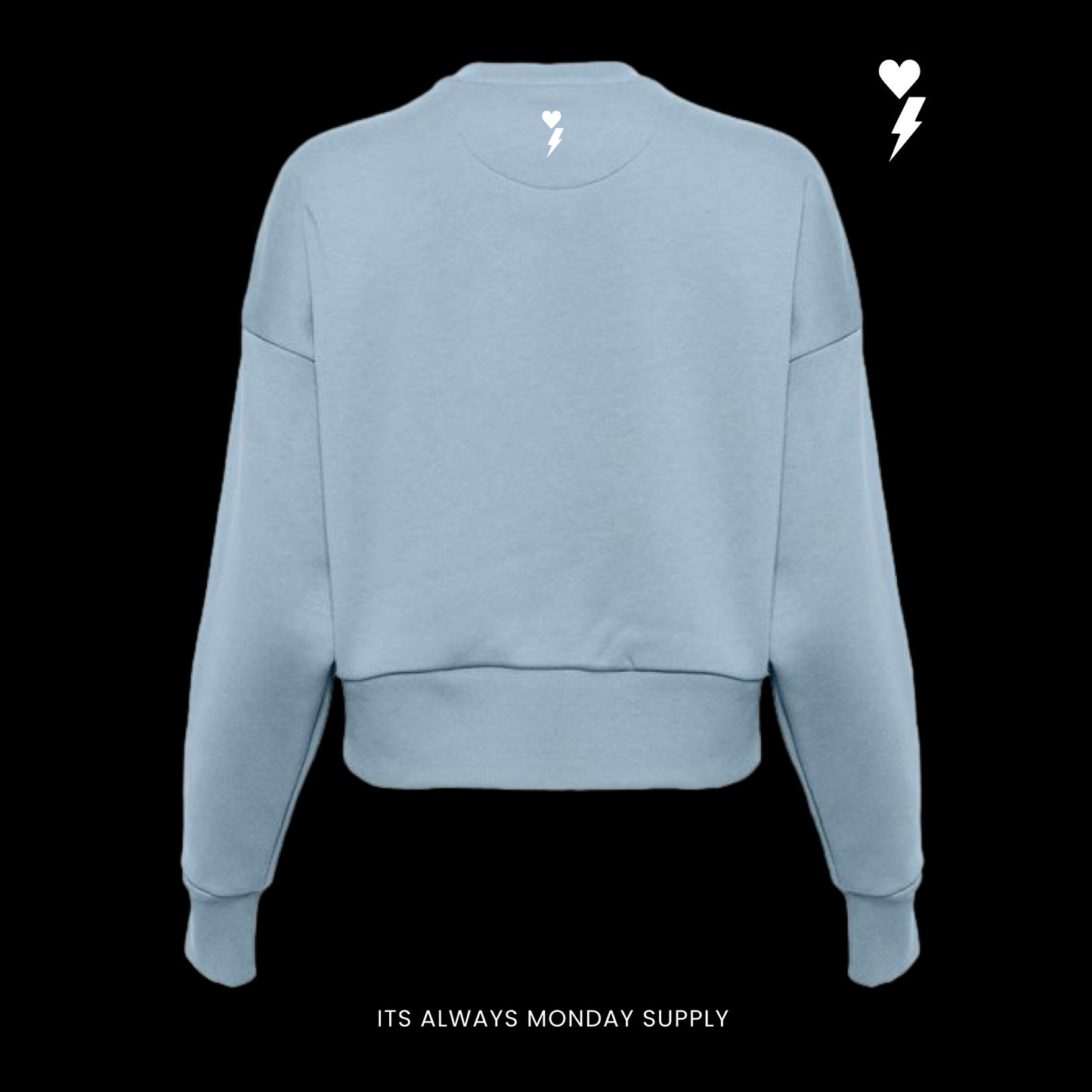 PREMIUM HEAVYWEIGHT WOMENS CREWNECK -GRAPHITE