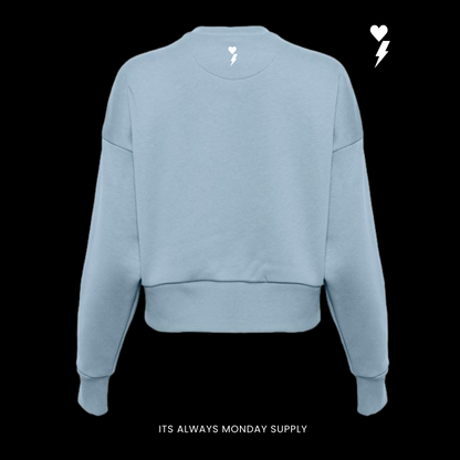 PREMIUM HEAVYWEIGHT WOMENS CREWNECK -GRAPHITE