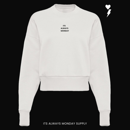 PREMIUM HEAVYWEIGHT WOMENS CREWNECK -GRAPHITE