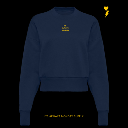 PREMIUM HEAVYWEIGHT WOMENS CREWNECK -GRAPHITE