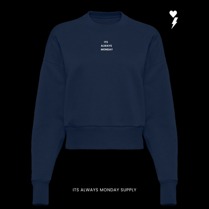 PREMIUM HEAVYWEIGHT WOMENS CREWNECK -GRAPHITE