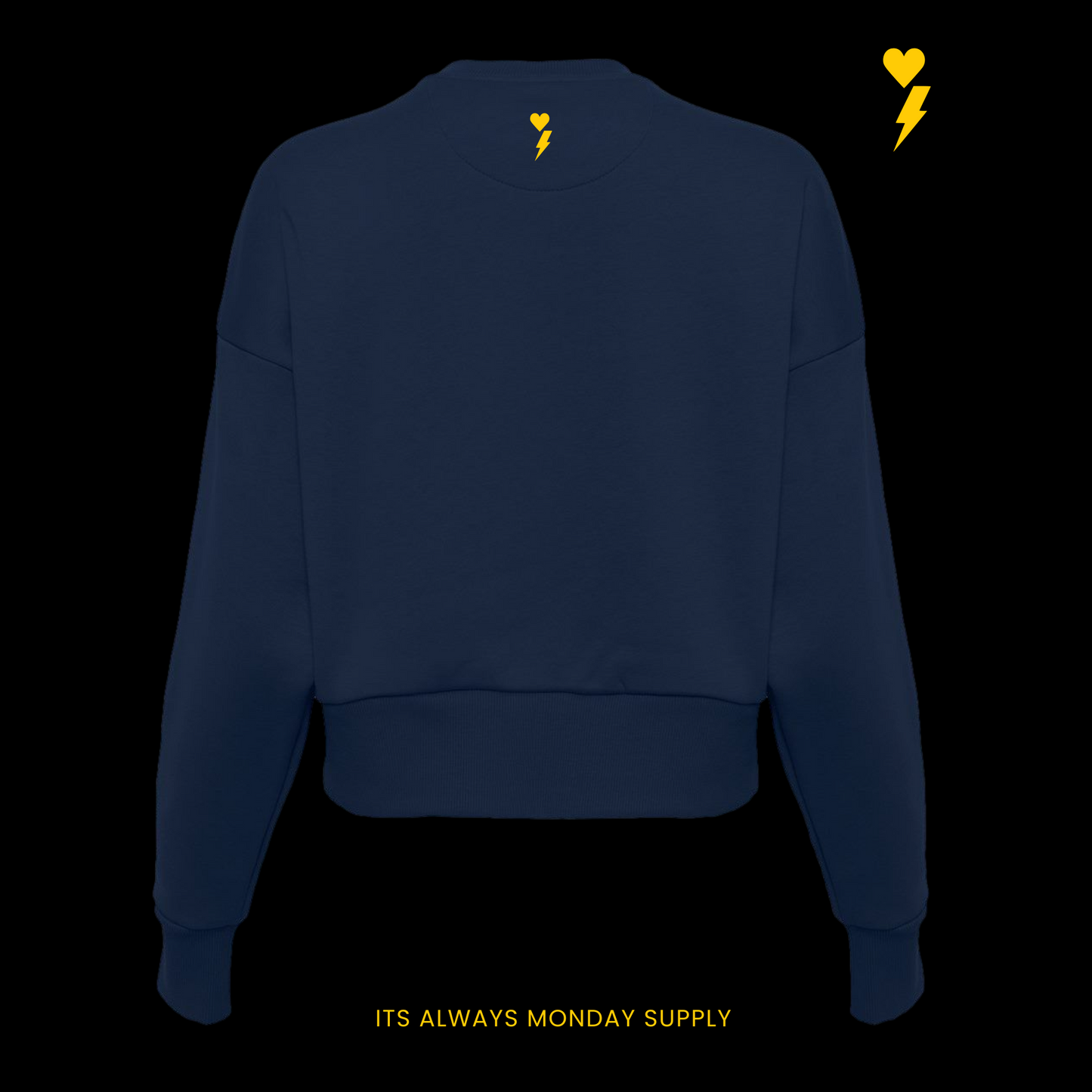 PREMIUM HEAVYWEIGHT WOMENS CREWNECK -GRAPHITE