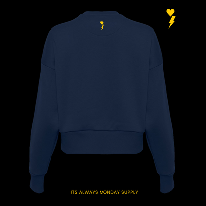 PREMIUM HEAVYWEIGHT WOMENS CREWNECK -GRAPHITE