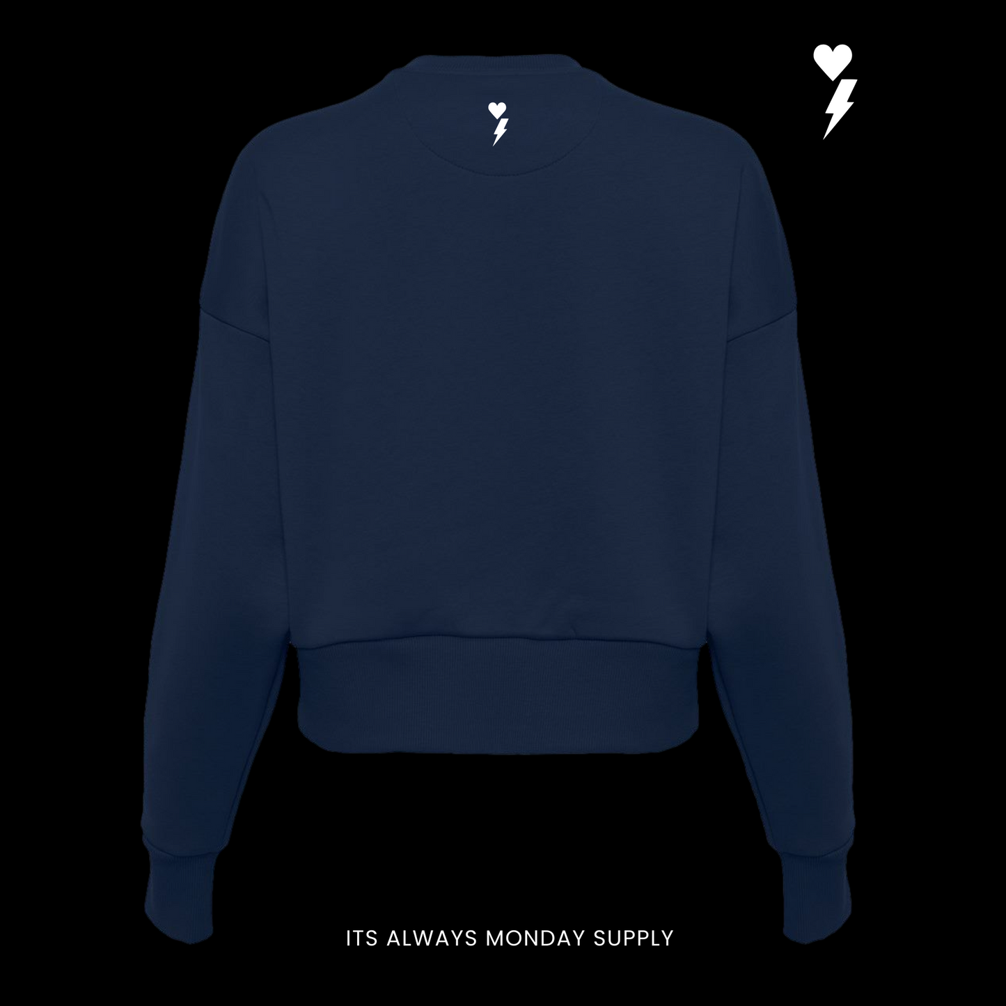 PREMIUM HEAVYWEIGHT WOMENS CREWNECK -GRAPHITE