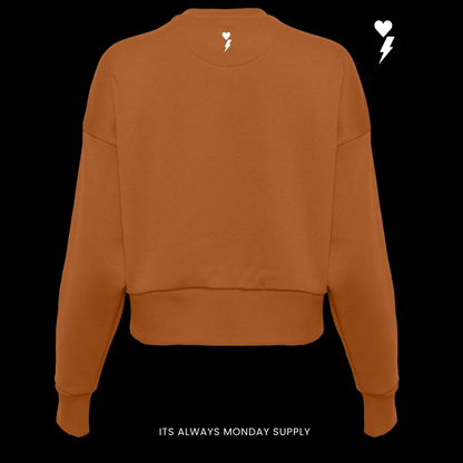 PREMIUM HEAVYWEIGHT WOMENS CREWNECK -GRAPHITE