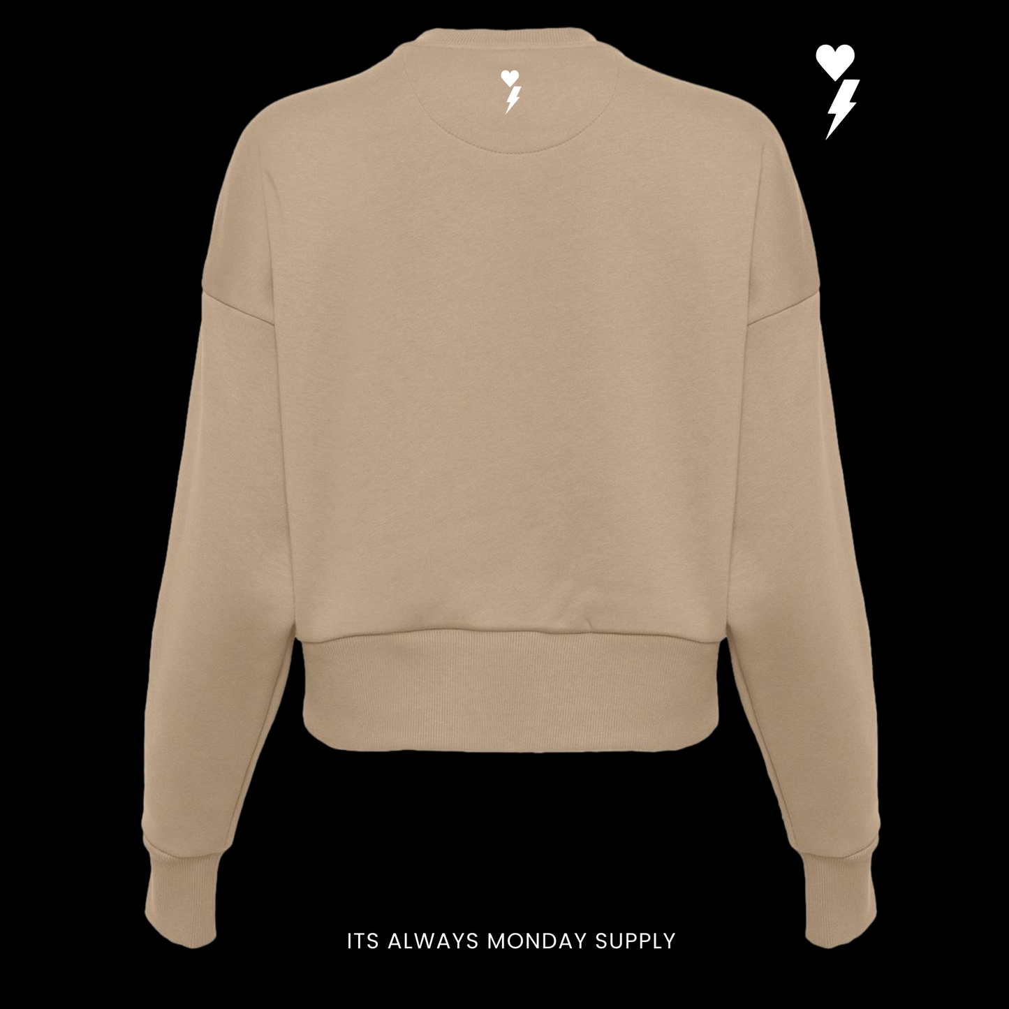 PREMIUM HEAVYWEIGHT WOMENS CREWNECK -GRAPHITE