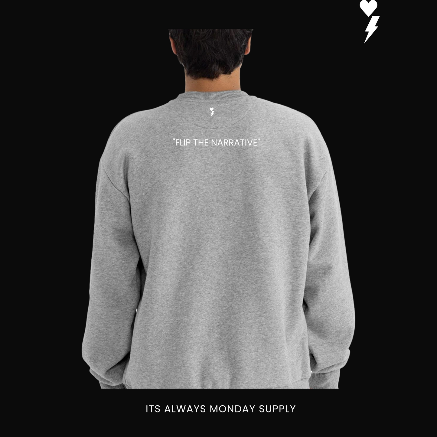 Flip The Script Crewneck Sweater