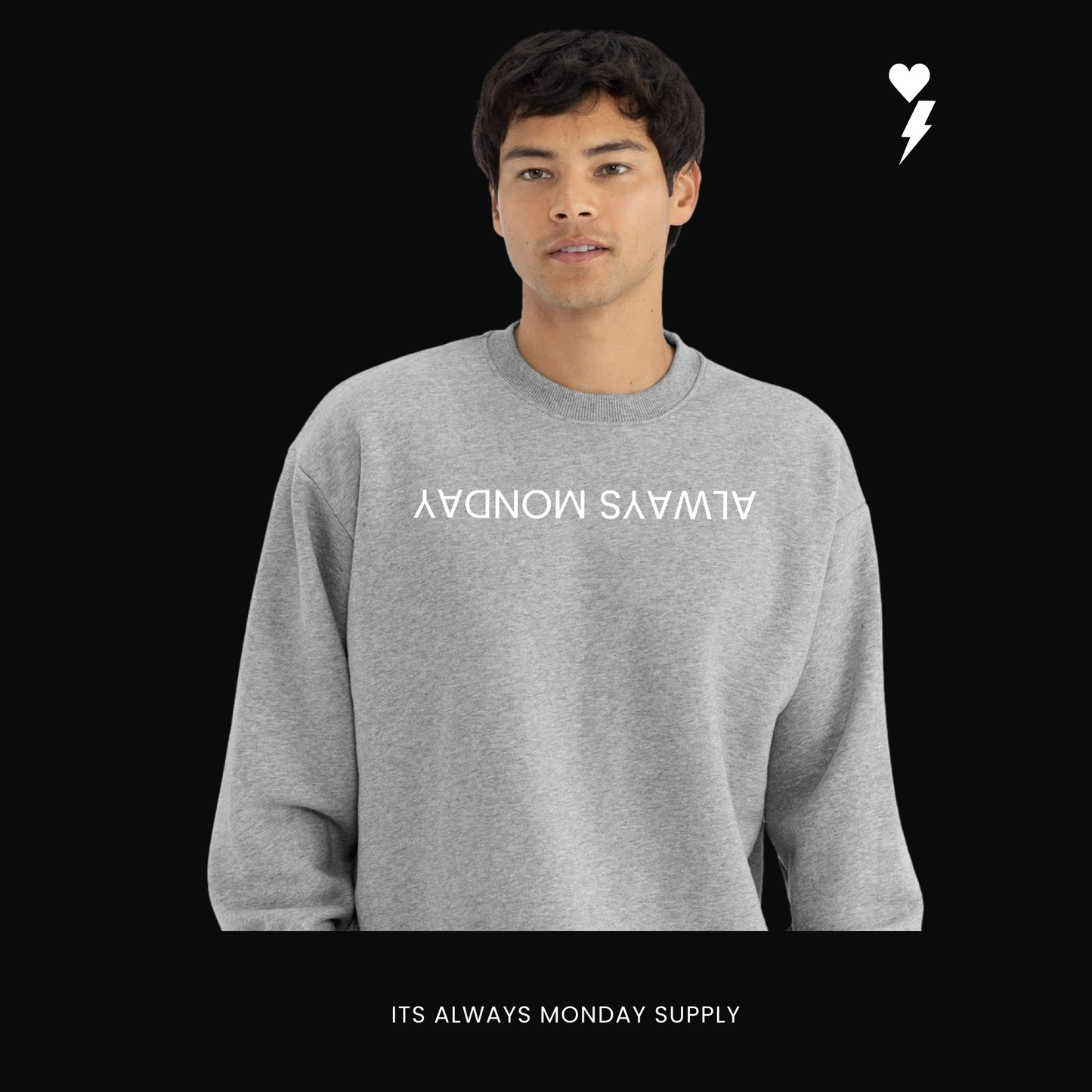 Flip The Script Crewneck Sweater