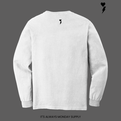 Monday Lounge Long Sleeve T-Shirt Unisex - SANDSTONE