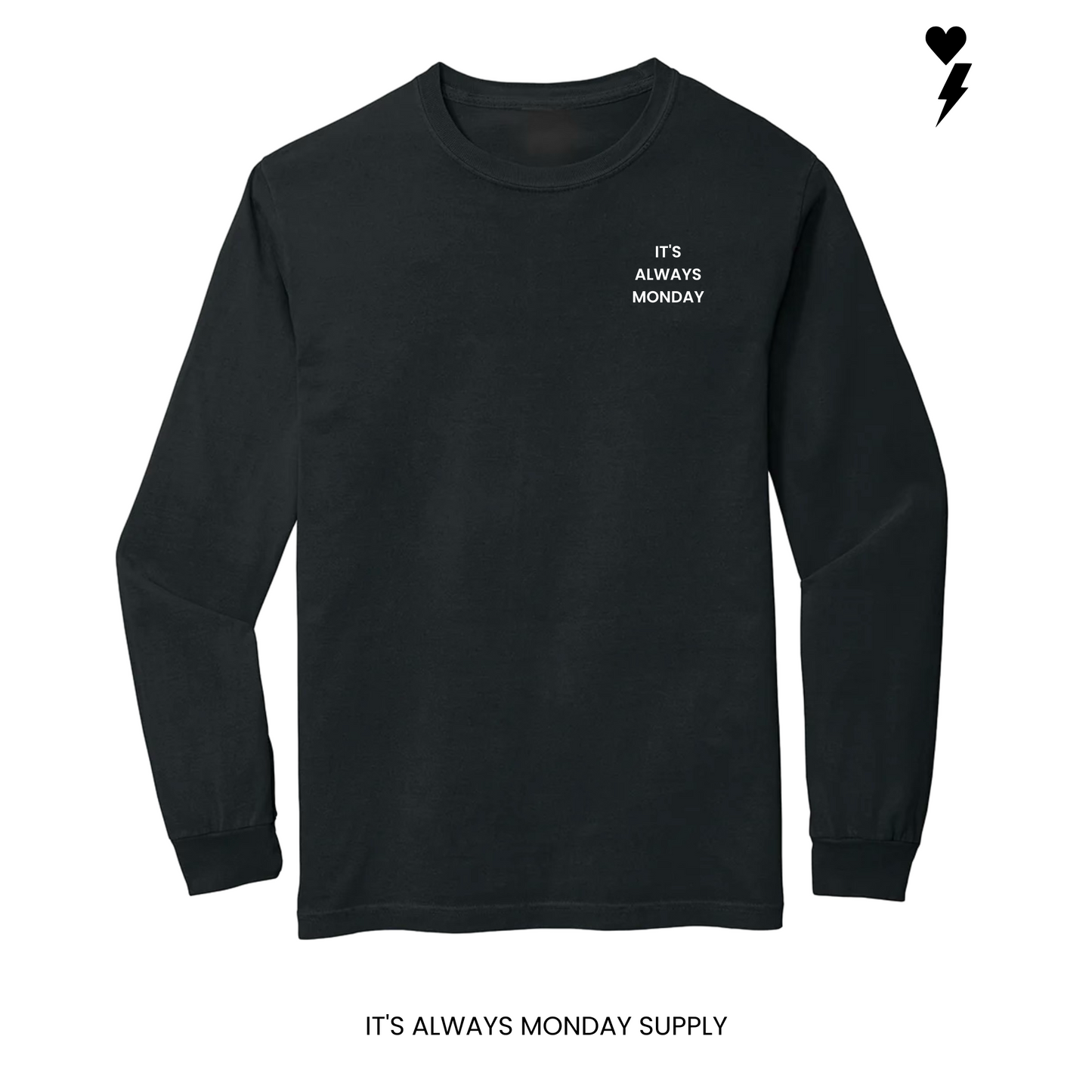 Monday Lounge Long Sleeve T-Shirt Unisex - SANDSTONE