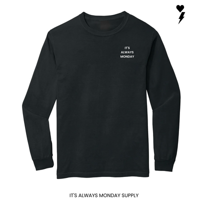 Monday Lounge Long Sleeve T-Shirt Unisex - SANDSTONE