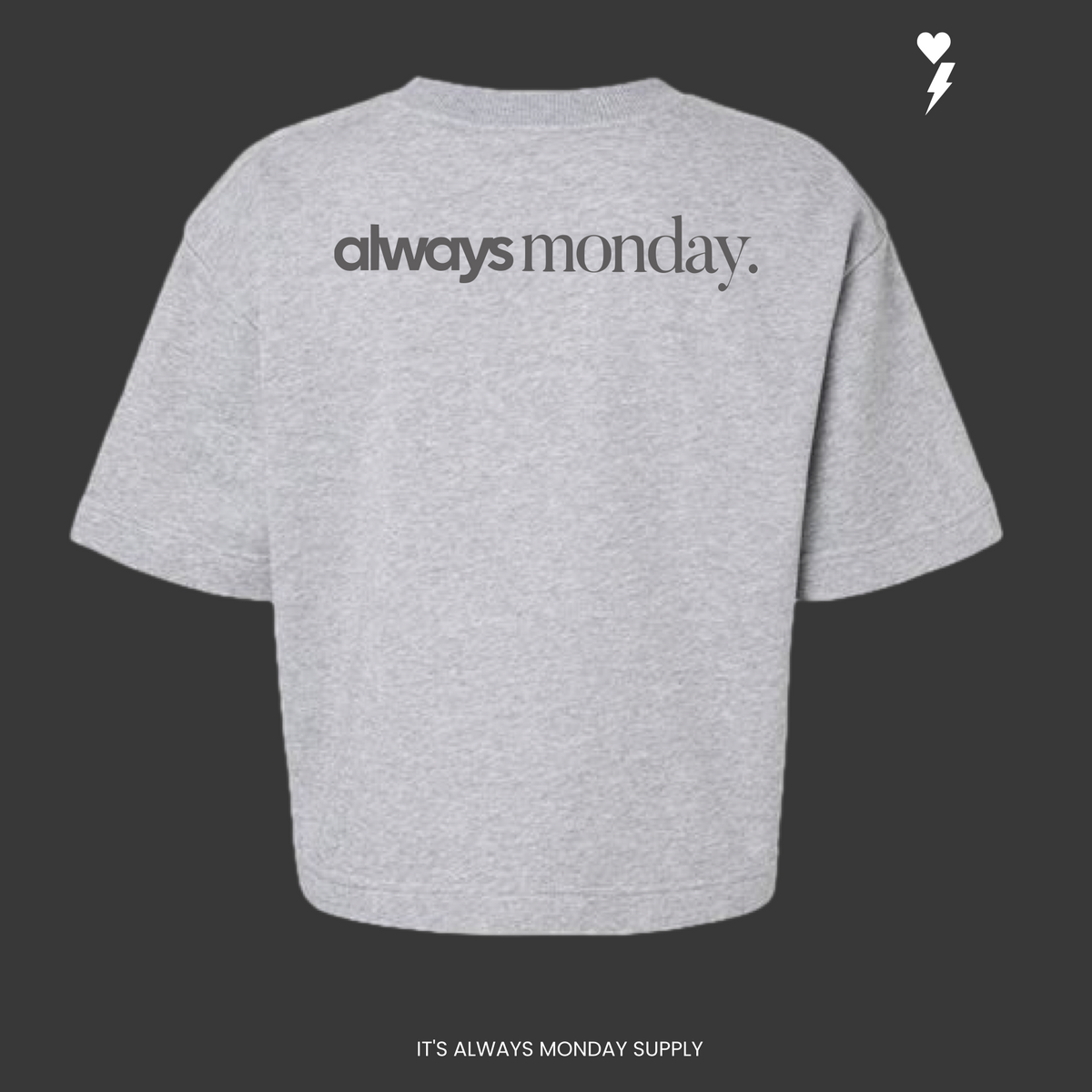 Old Money French Terry Crew Neck Shirt WOMENS