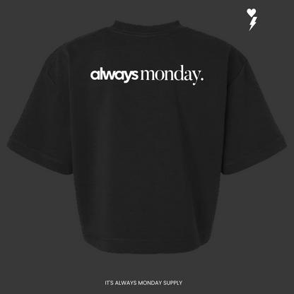 Old Money French Terry Crew Neck Shirt WOMENS