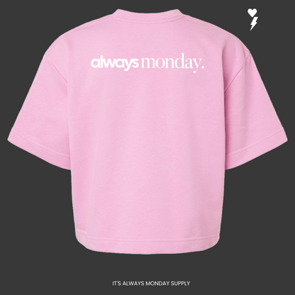 Old Money French Terry Crew Neck Shirt WOMENS