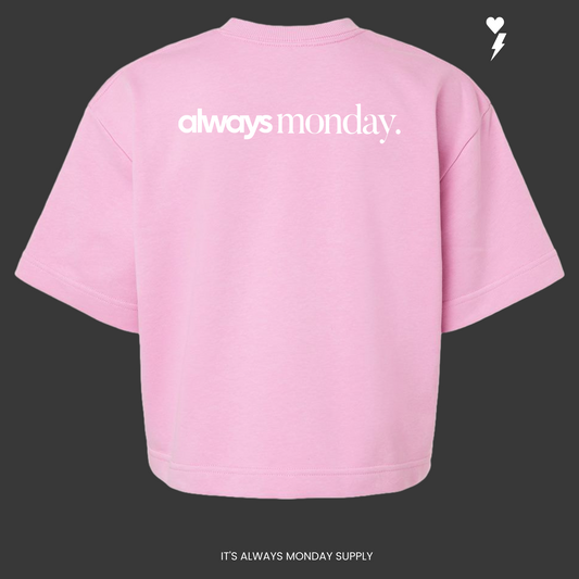 Old Money French Terry Crew Neck Shirt WOMENS