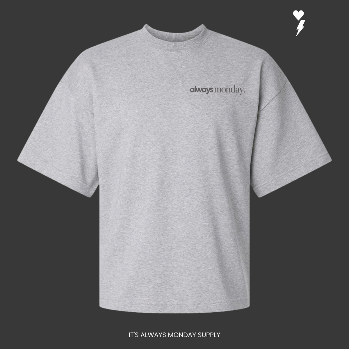 Old Money French Terry Crew Neck Shirt UNISEX