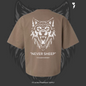 "NEVER SHEEP" MENS FRENCH TERRY T SHIRT