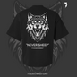 "NEVER SHEEP" MENS FRENCH TERRY T SHIRT