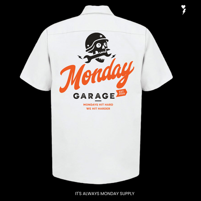 Monday Garage Mens Mechanic Shirt
