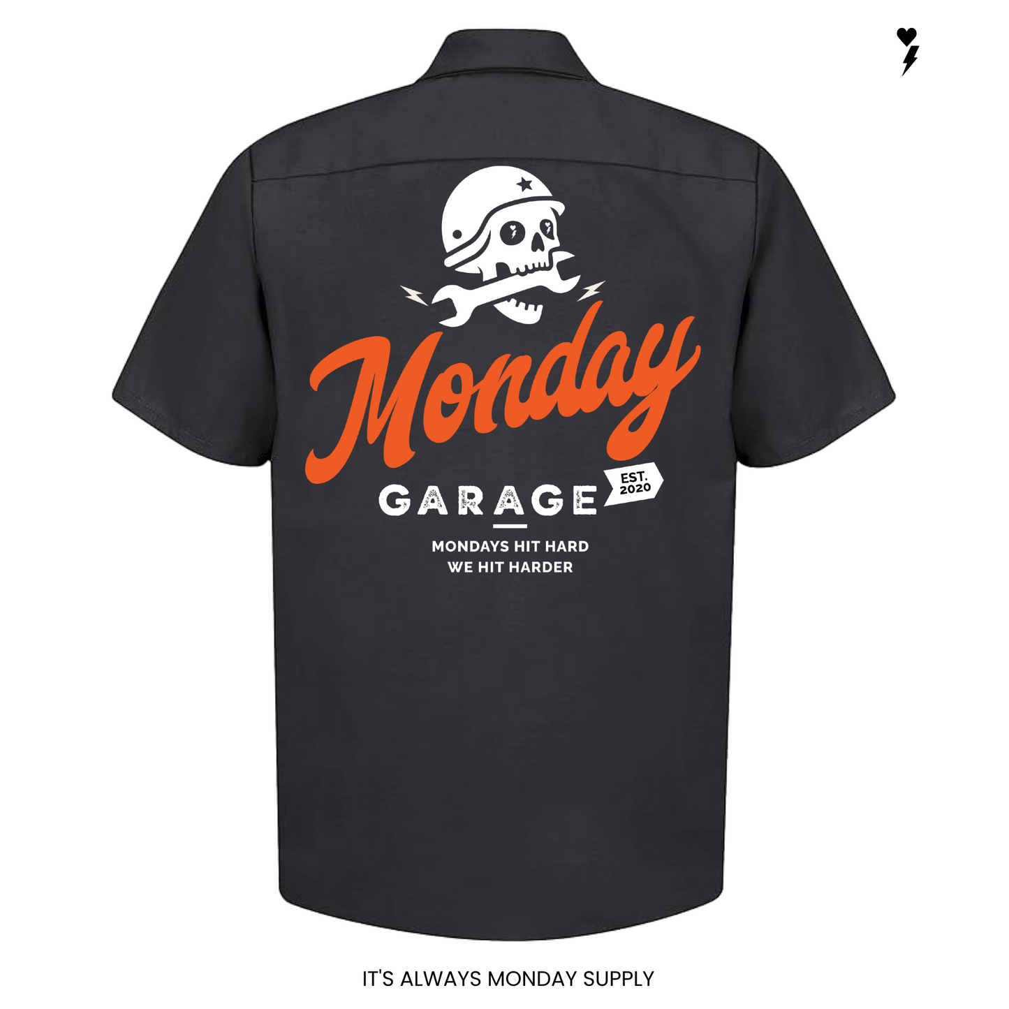 Monday Garage Mens Mechanic Shirt