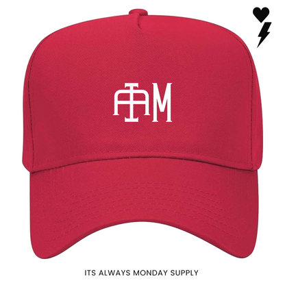 I A M SUPPLY 5 Panel Hat Red