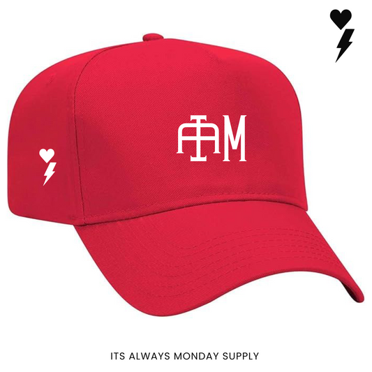 I A M SUPPLY 5 Panel Hat Red