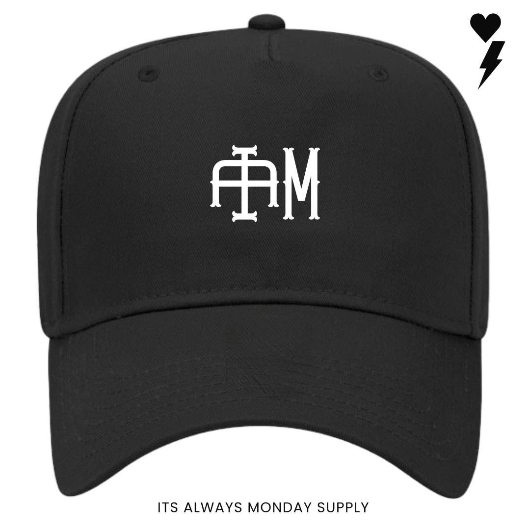 I A M SUPPLY 5 Panel Hat Black