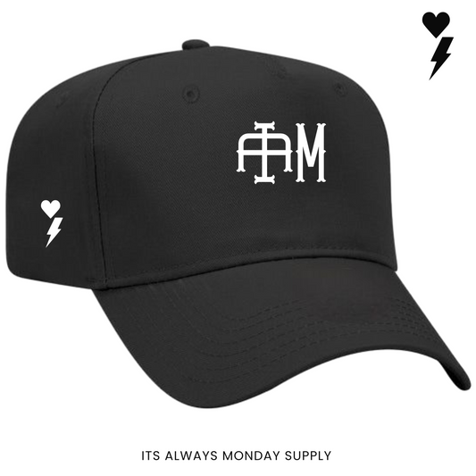 I A M SUPPLY 5 Panel Hat Black