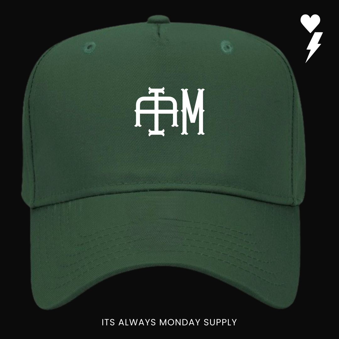 I A M SUPPLY 5 Panel Hat Green