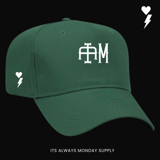 I A M SUPPLY 5 Panel Hat Green