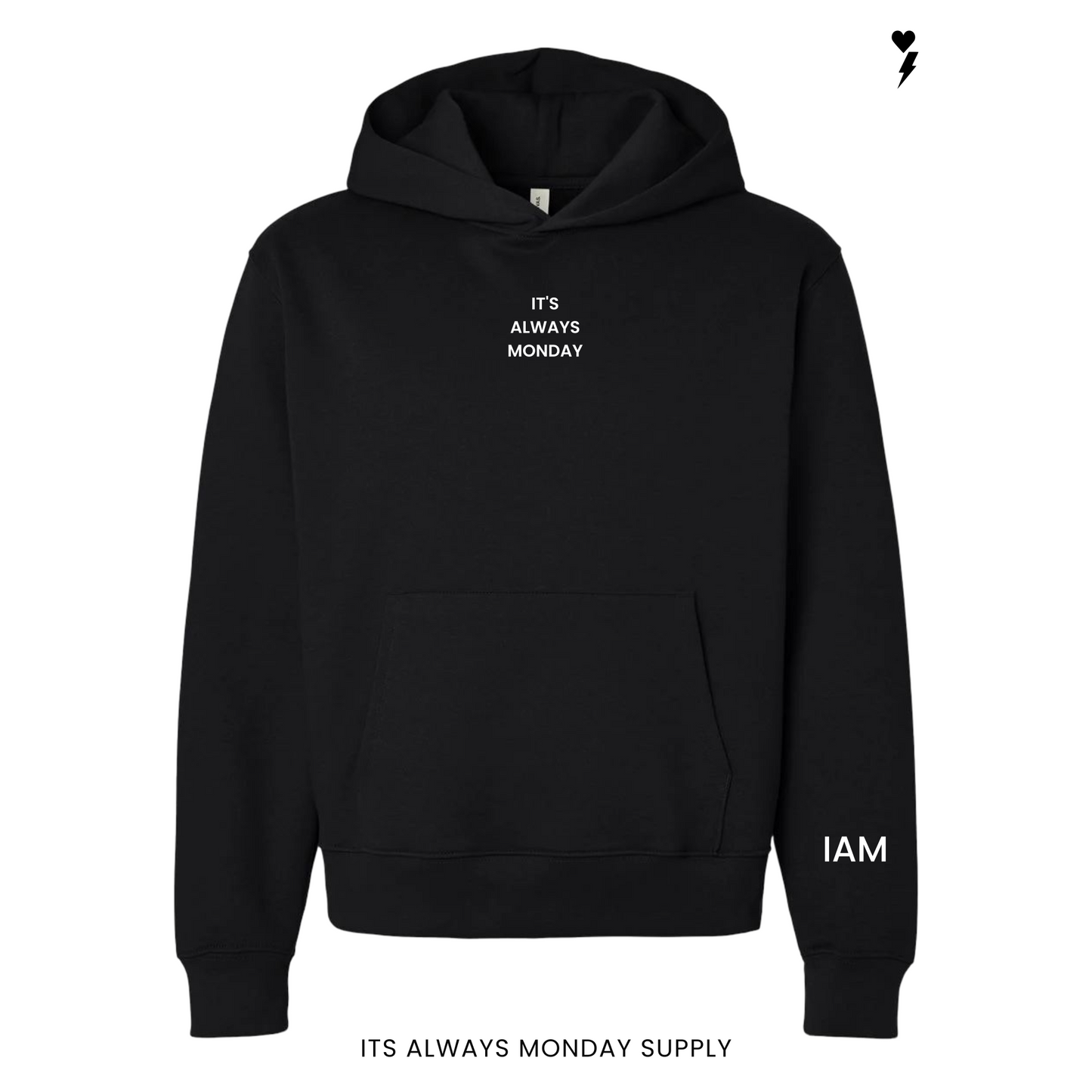 The Monday Unisex Hoodie - HEATHER GRAY