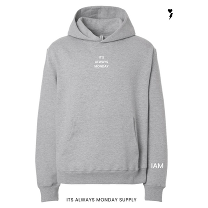 The Monday Unisex Hoodie - HEATHER GRAY