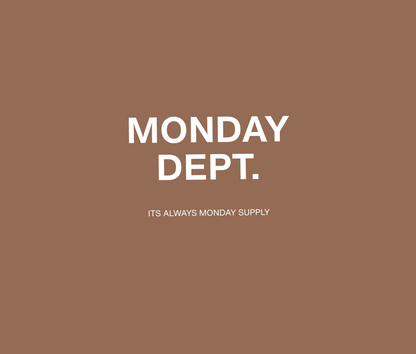 The Monday Unisex Hoodie Brown