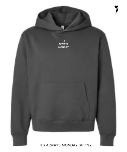 The Monday Unisex Hoodie Charcoal