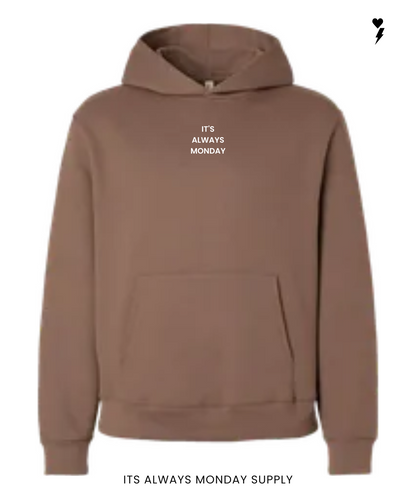 The Monday Unisex Hoodie Brown