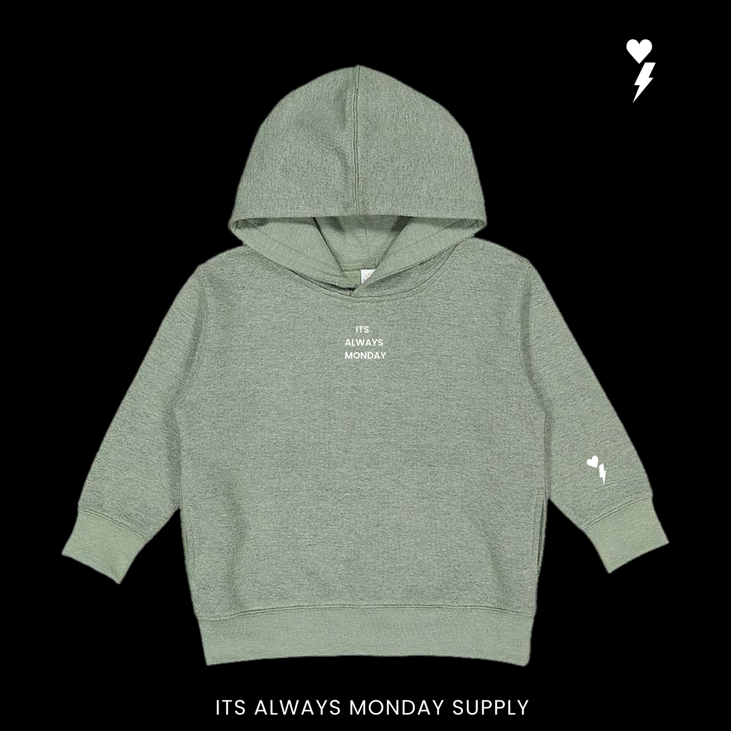 Dayless Toddler Unisex Hoodie - Hot Pink