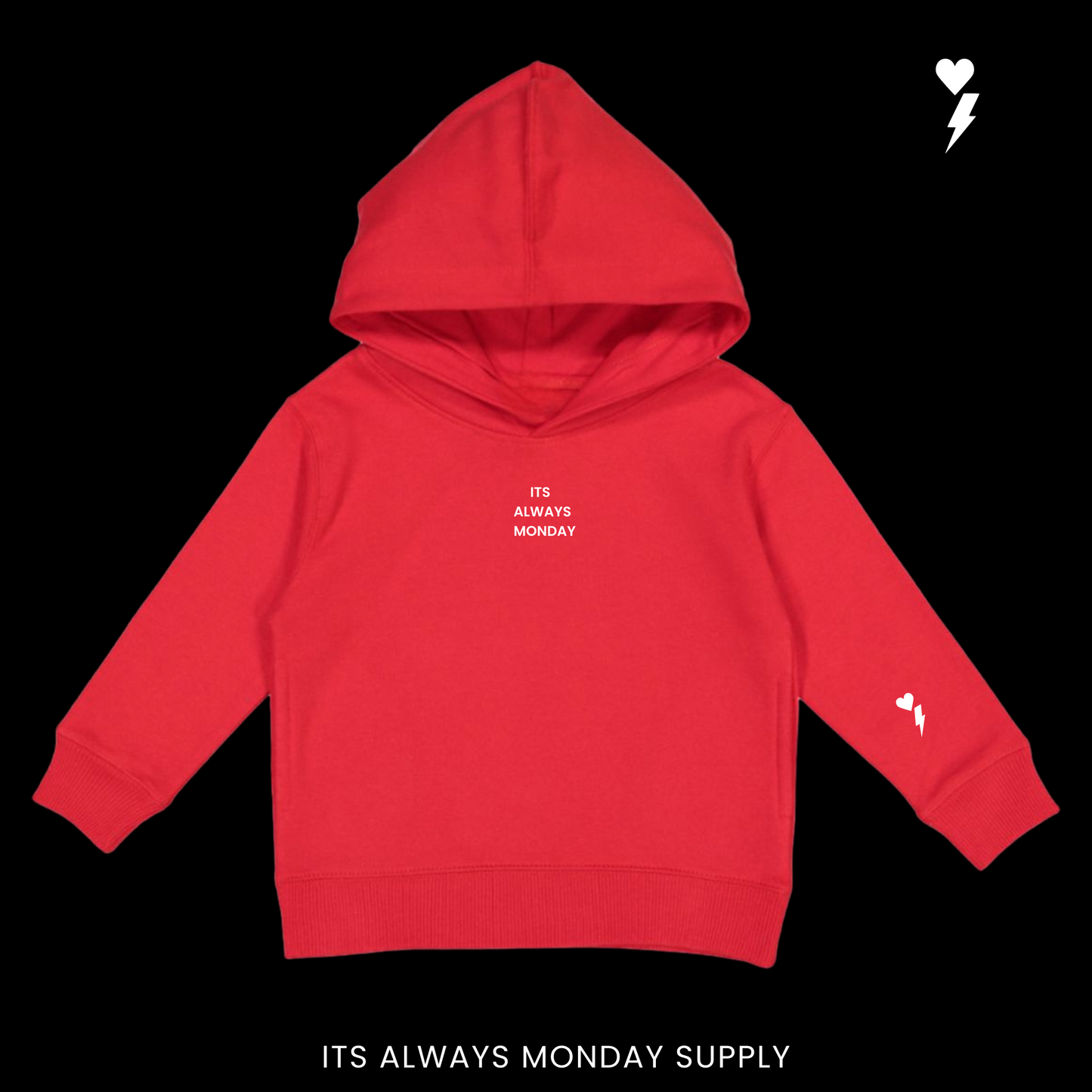 Dayless Toddler Unisex Hoodie - Hot Pink