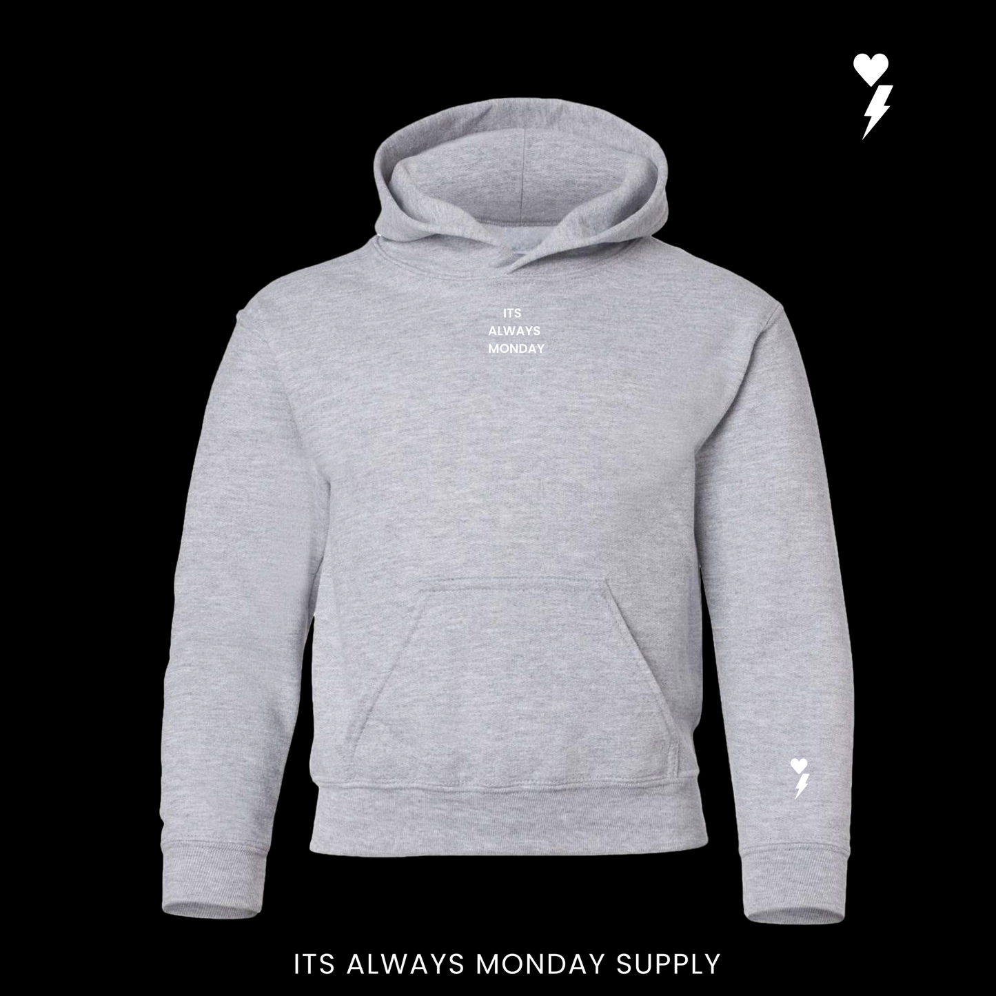 Dayless Youth Unisex Hoodie - Black