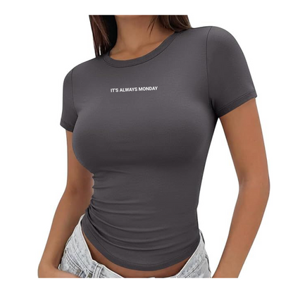 ITS ALWAYS MONDAY Bodycon Tee