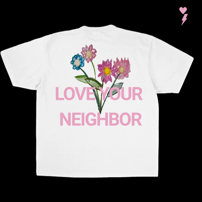 Love Your Neighbor MENS Garment Dye -CEMENT