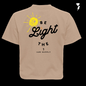 The Be The Light Tee (Women’s High-Waist Fit) TAN