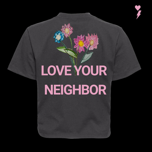 Love Your Neighbor (Women’s High-Waist Fit) CEMENT